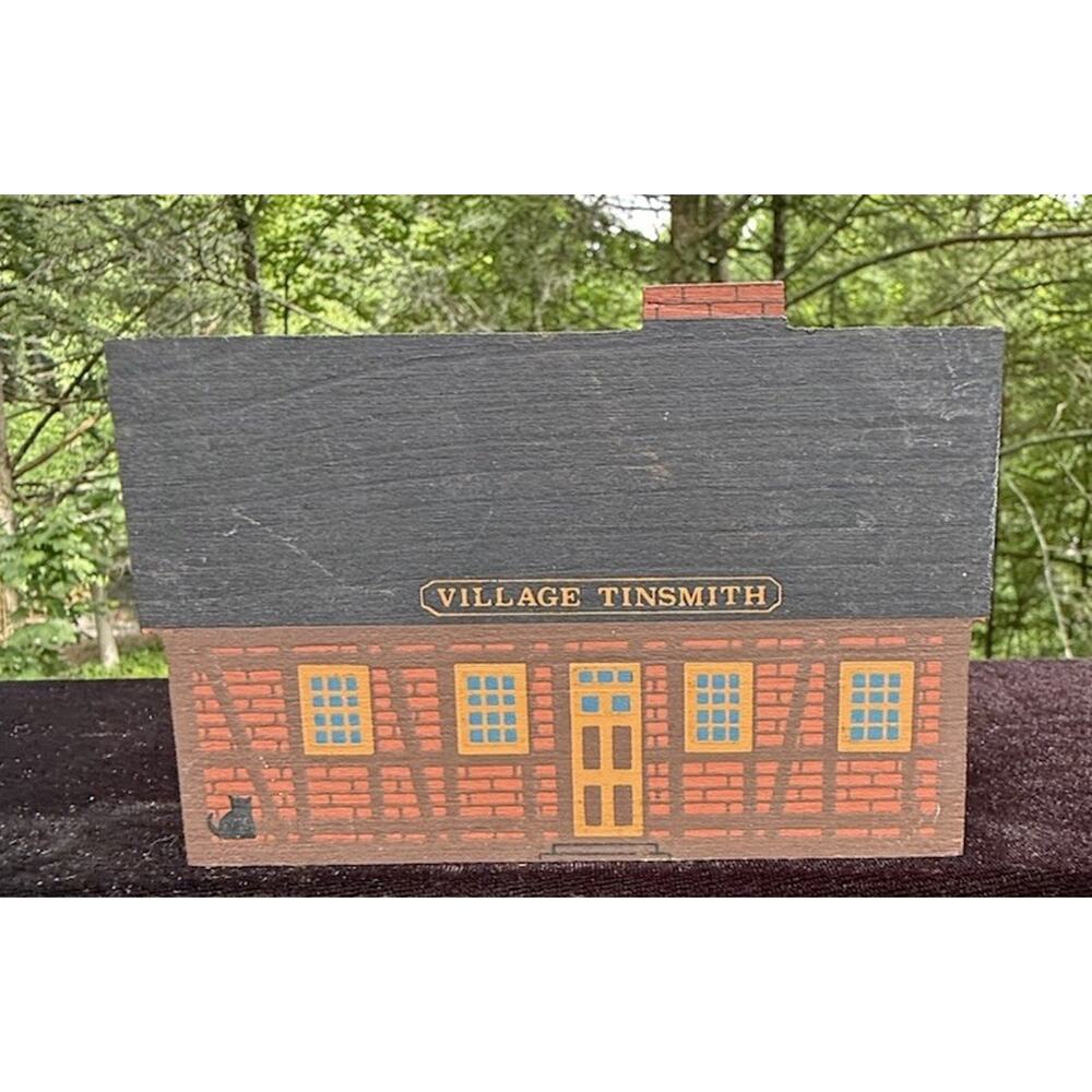 1989 The Cat's Meow Series V11 Village Tinsmith Retired Signed
